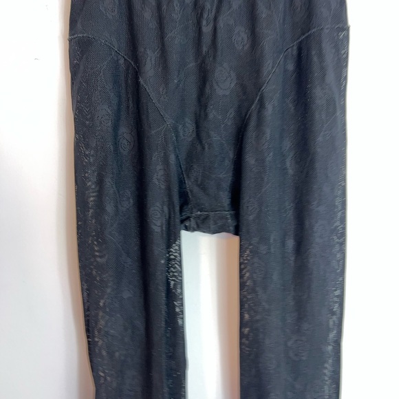 Adam seldman lace leopard black sheer leggings xs - Picture 7 of 14